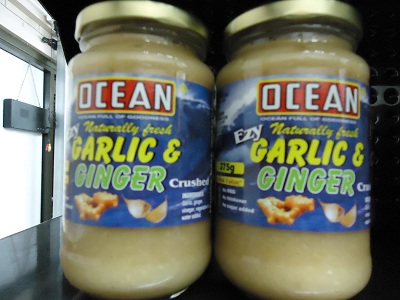 Ocean Garlic and Ginger Paste