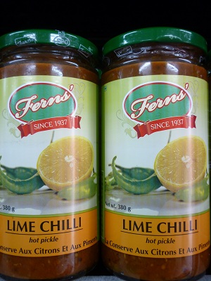 Fern's Lime and Chilli Pickle - Click Image to Close