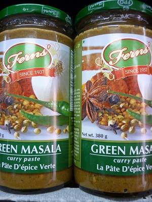 Fern's Green Masala Curry Paste - Click Image to Close