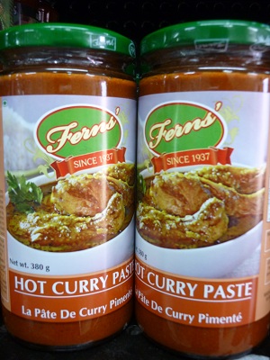 Fern's Hot Curry Paste - Click Image to Close
