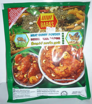 Baba's Curry Powder for Meat - Click Image to Close