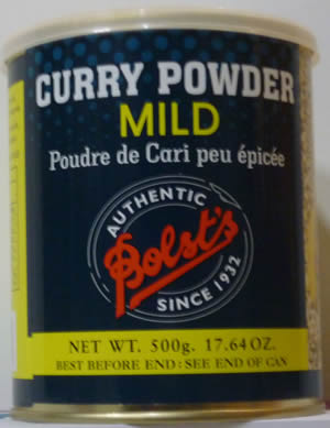 Bolst's Curry Powder - Mild - Click Image to Close